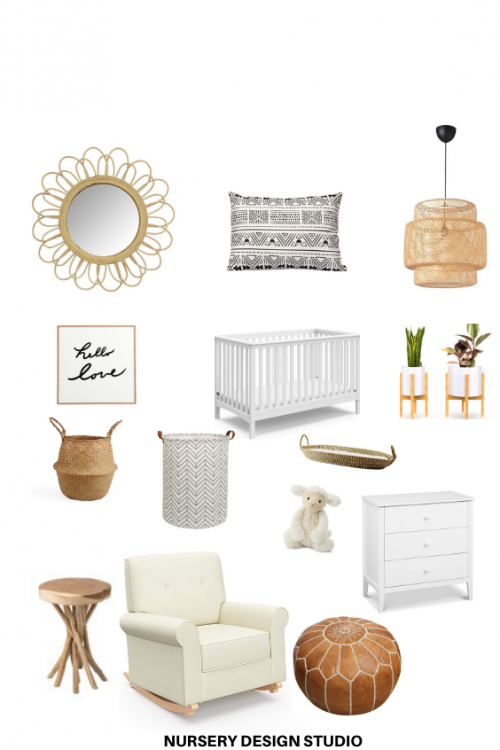 modern nursery on a budget