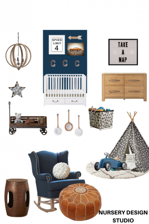 industrial modern nursery