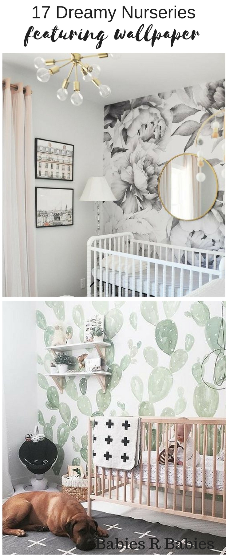 21 DREAMY NURSERY DESIGNS WITH WALLPAPER | Nursery Design Studio