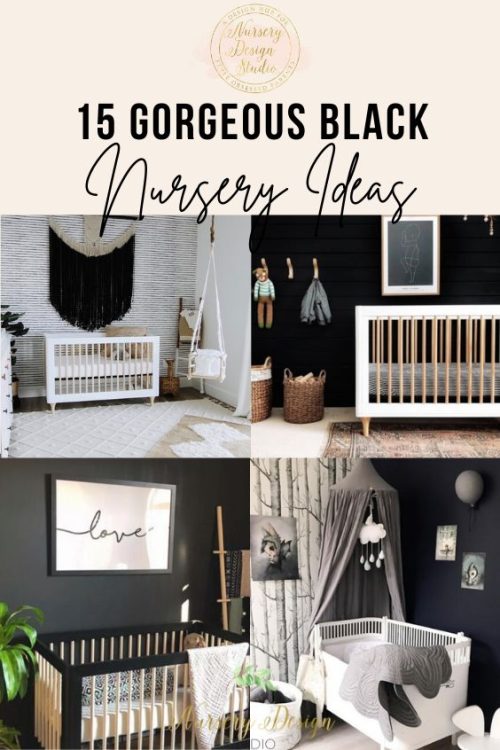 15 GORGEOUS BLACK NURSERY IDEAS