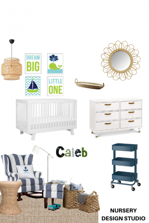 modern coastal nursery