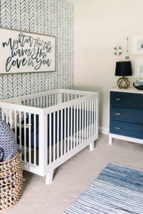 chic coastal nursery