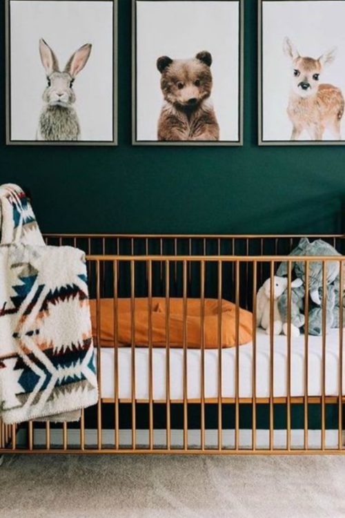 green modern nursery