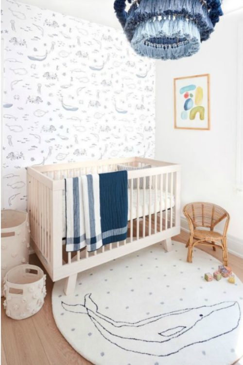modern coastal nursery