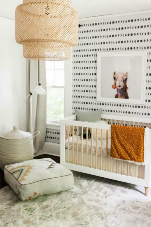 neutral modern nursery