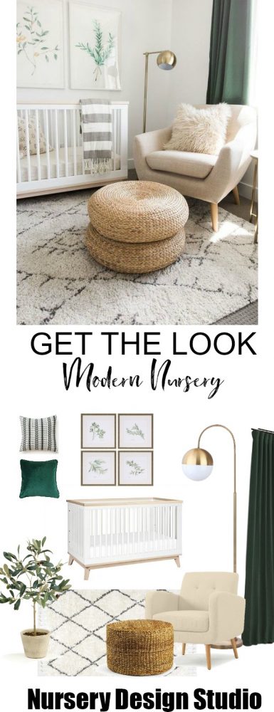 GET THE LOOK: NURSERY WITH GREEN ACCENTS | Nursery Design Studio