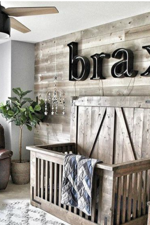 rustic farmhouse nursery