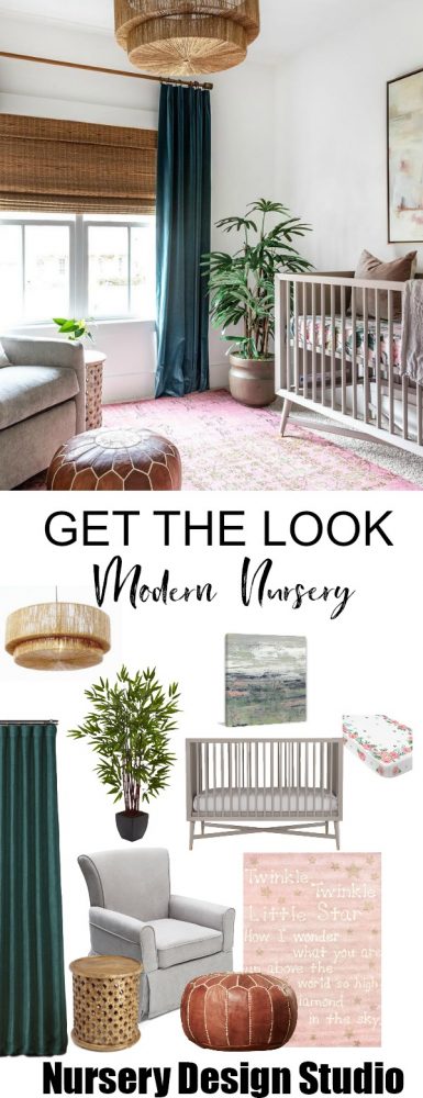 sophisticated modern nursery