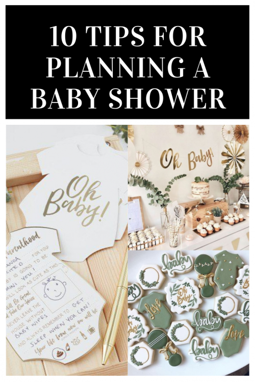 TIPS FOR PLANNING A BABY SHOWER
