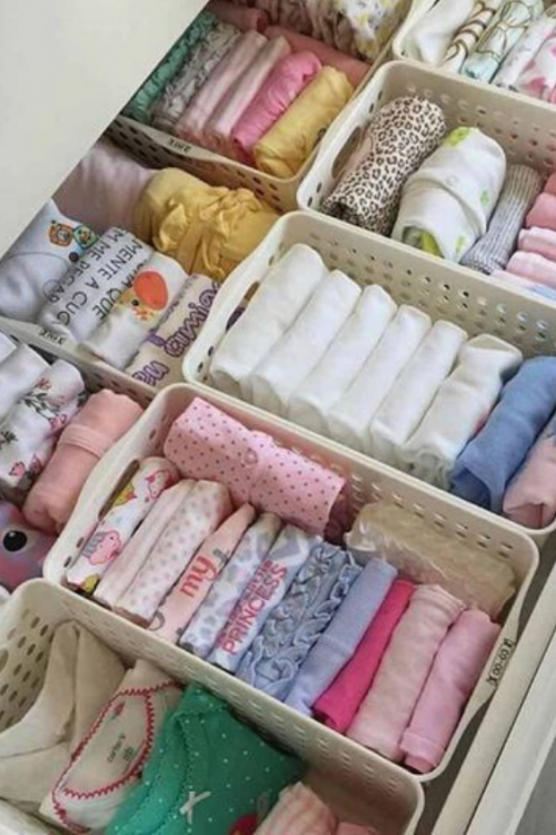 NURSERY DRAWER ORGANIZATION IDEAS