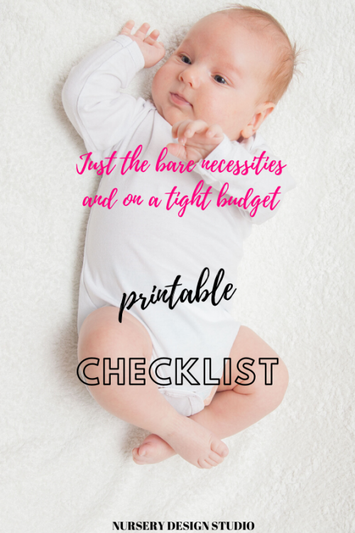 minimalist baby registry checklist