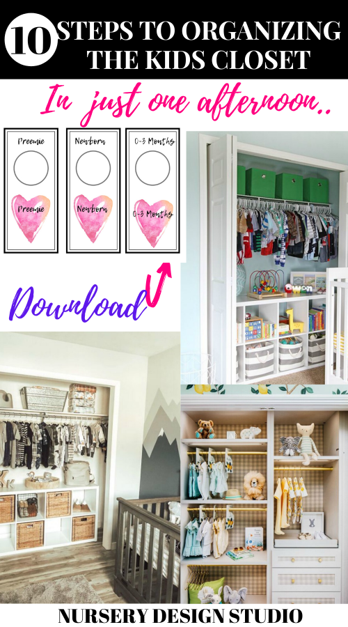 STEPS TO ORGANIZING THE CLOSET