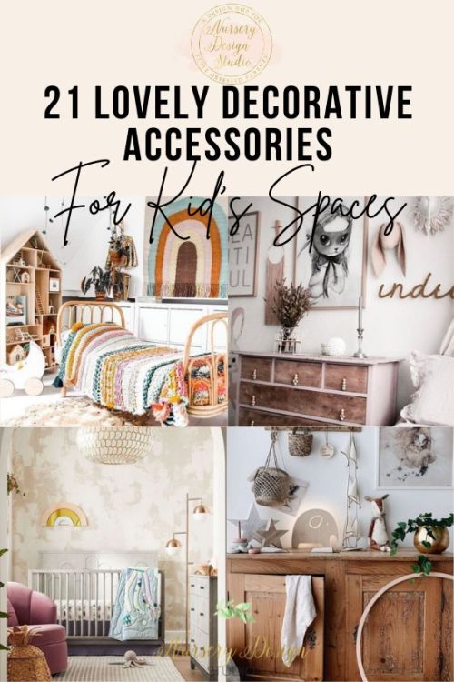 21 LOVELY DECORATIVE ACCESSORIES FOR KIDS ROOMS