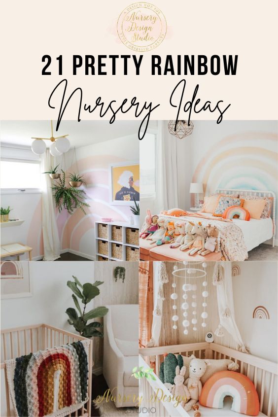 21 PRETTY RAINBOW NURSERY IDEAS | Nursery Design Studio