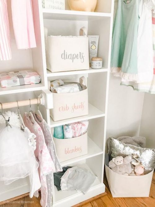 13 INCREDIBLE ORGANIZED BABY NURSERY CLOSET IDEAS | Nursery Design Studio
