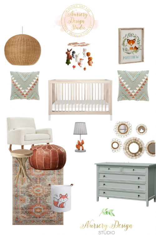 woodland nursery design board
