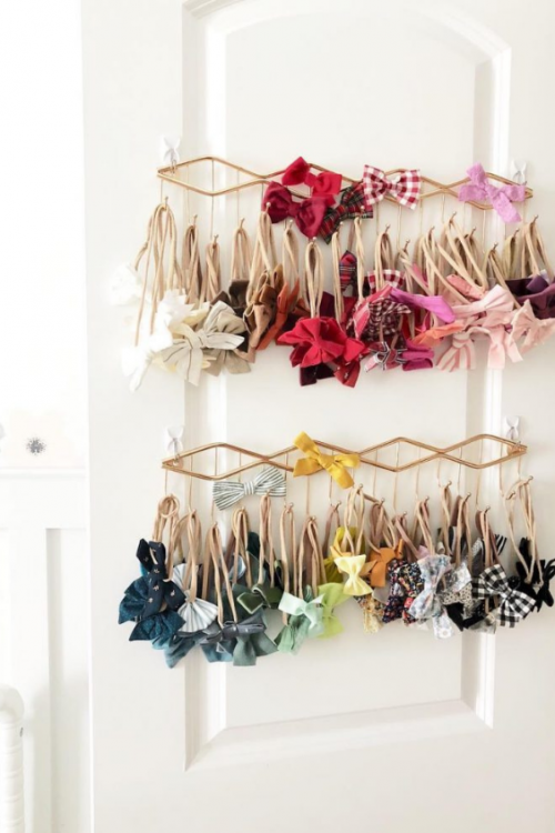 nursery storage hair accessories