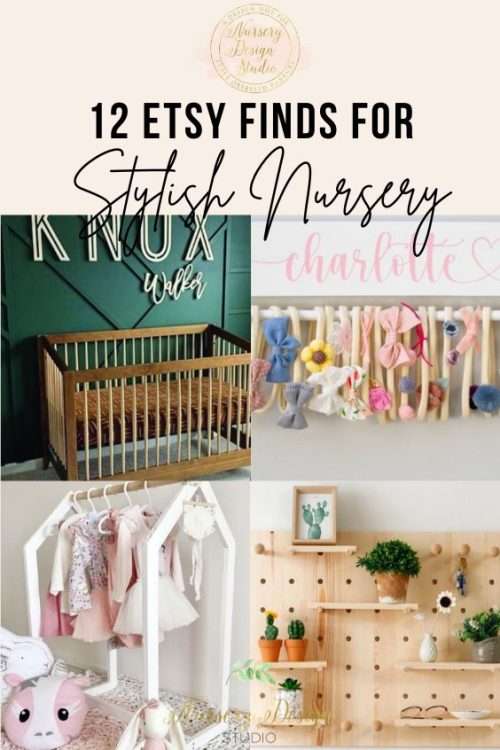 ETSY FINDS FOR A MORE ORGANIZED STYLISH NURSERY