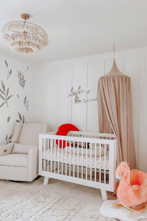 small baby room organization