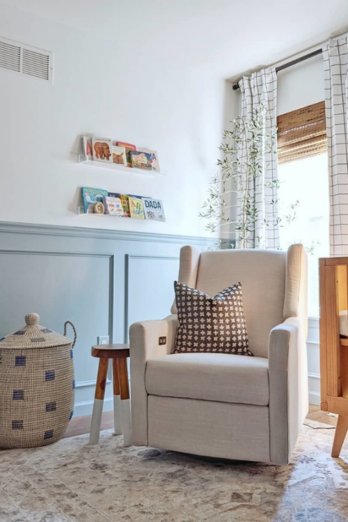 how to mix patterns in the nursery