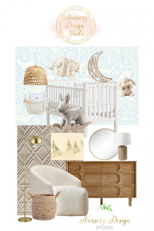 baby blue nursery