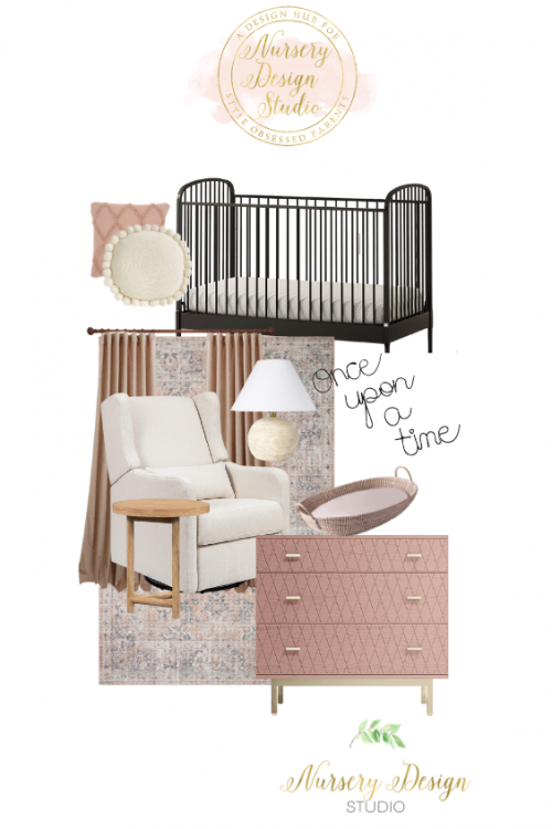 dusty blush nursery