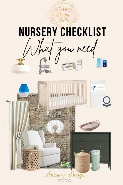 NURSERY CHECKLIST 2023 : WHAT YOU'LL NEED FOR THE BABY NURSERY