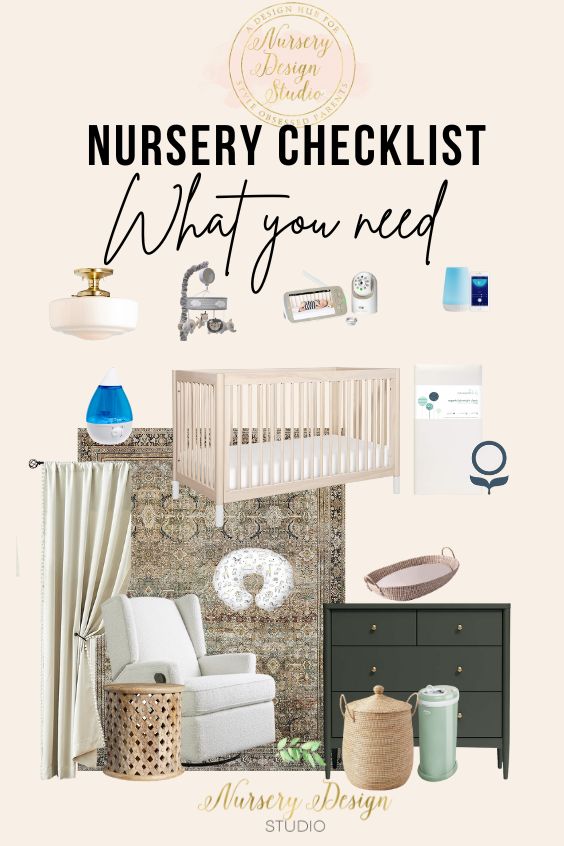 NURSERY CHECKLIST WHAT YOU'LL NEED FOR THE BABY NURSERY NURSERY CHECKLIST 2023 : WHAT YOU'LL NEED FOR THE BABY NURSERY