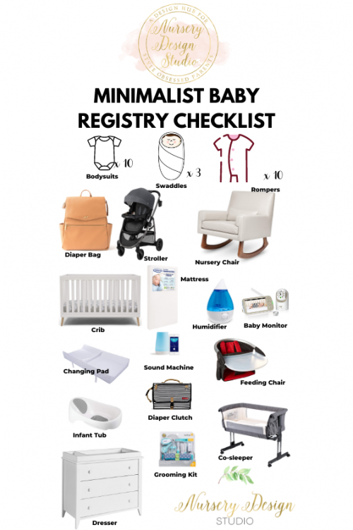 MINIMALIST BABY REGISTRY CHECKLIST