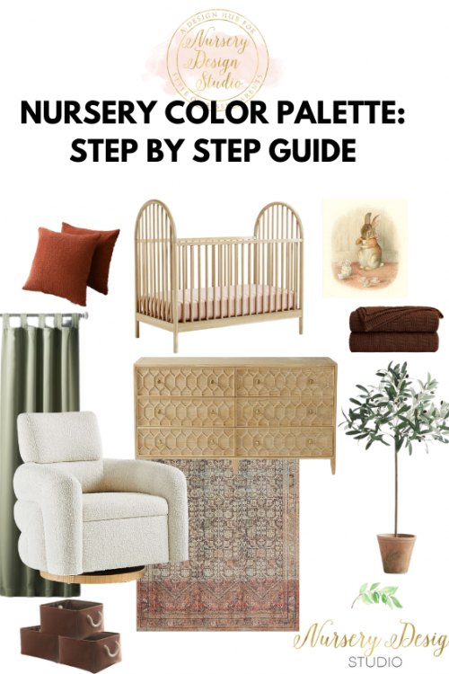 how to create a nursery color palette