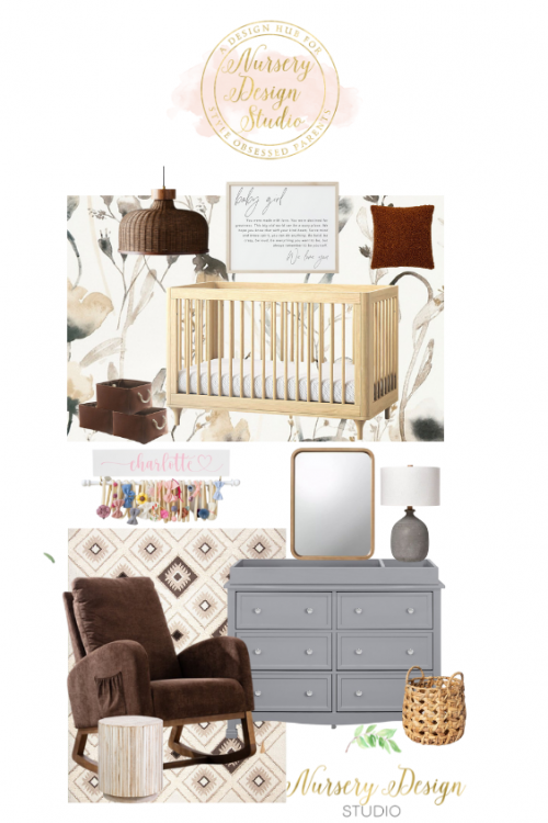 cozy and warm girls nursery