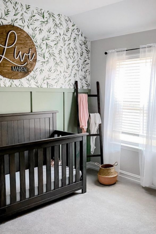 2022 nursery paint color trends- clary sage