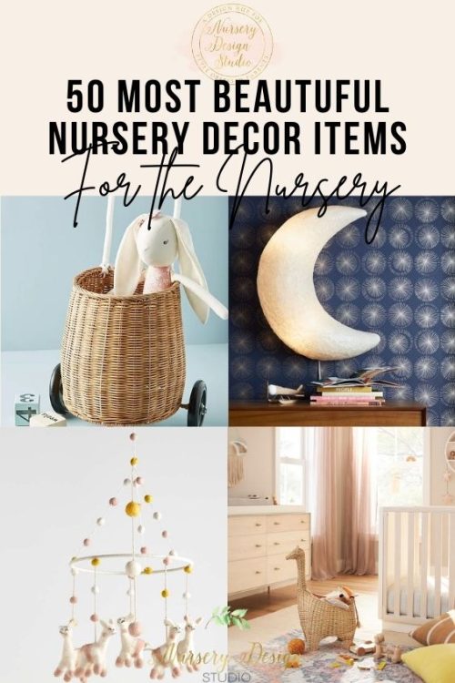 list of the top 50 must-have nursery decor items.
