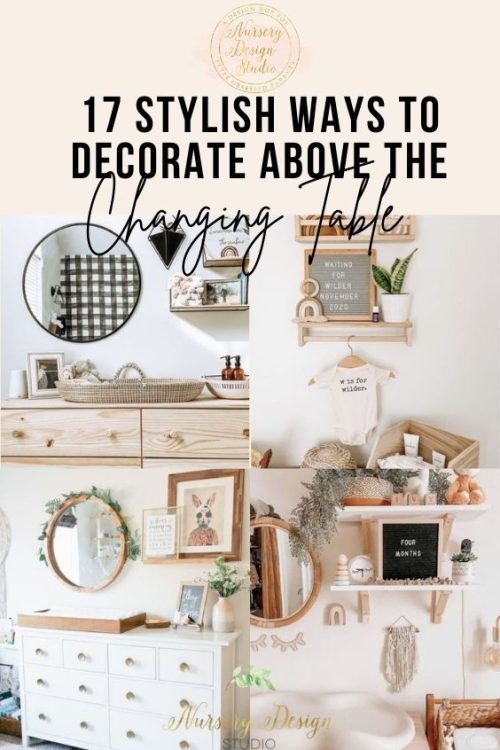 decorate above the changing table