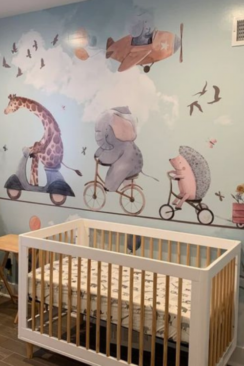 17 STUNNING NURSERY WALL MURAL IDEAS FOR A STATEMENT WALL - Nursery ...