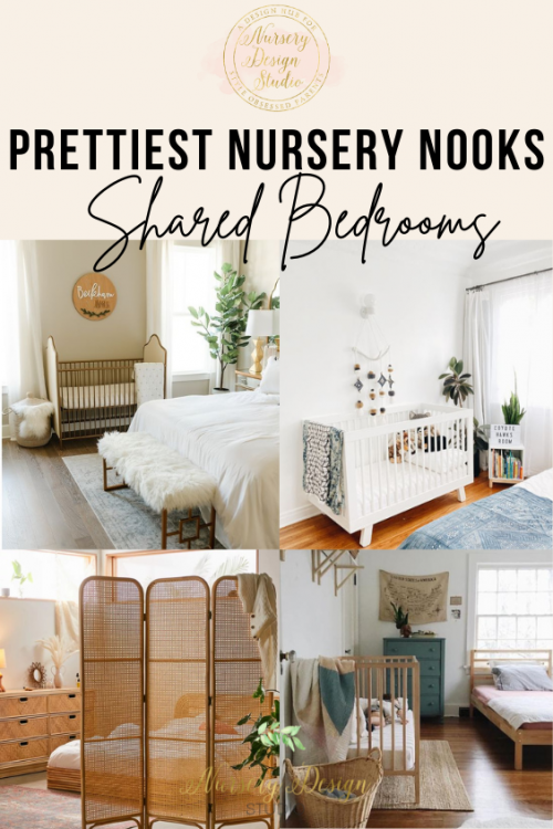nursery nook ideas- sharing room with baby