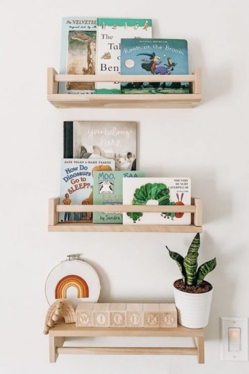 60+ PRETTIEST NURSERY SHELF DECOR IDEAS YOU MUST SEE | Nursery Design ...
