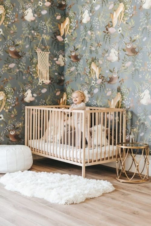 15 WALLPAPER IDEAS FOR THE NURSERY TO INSTANTLY ELEVATE THE NURSERY ...