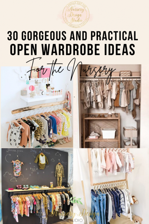 nursery open wardrobe ideas