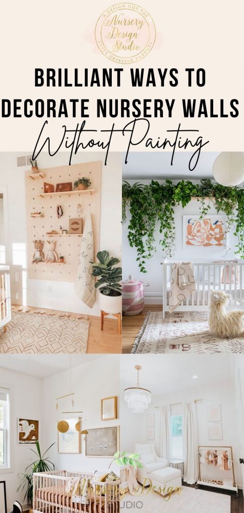 30 BRILLIANT WAYS TO DECORATE NURSERY WALLS WITHOUT PAINTING | Nursery ...