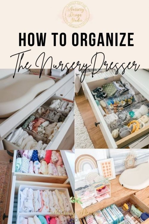 HOW TO ORGANIZE THE NURSERY DRESSER LIKE A PRO