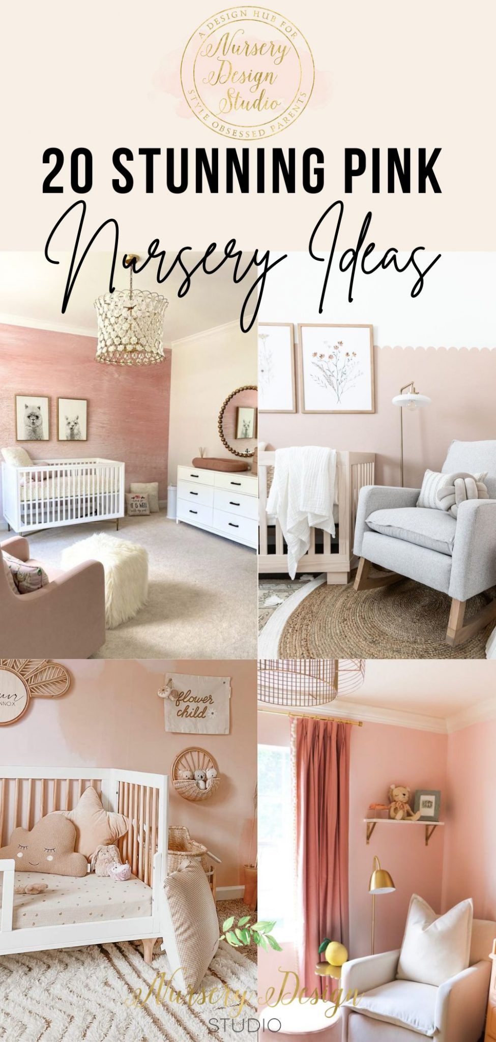 20 TOTALLY STUNNING PINK NURSERIES YOU HAVE TO SEE | Nursery Design Studio