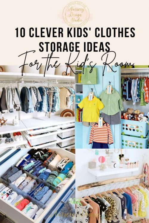 clever kids' clothes storage ideas