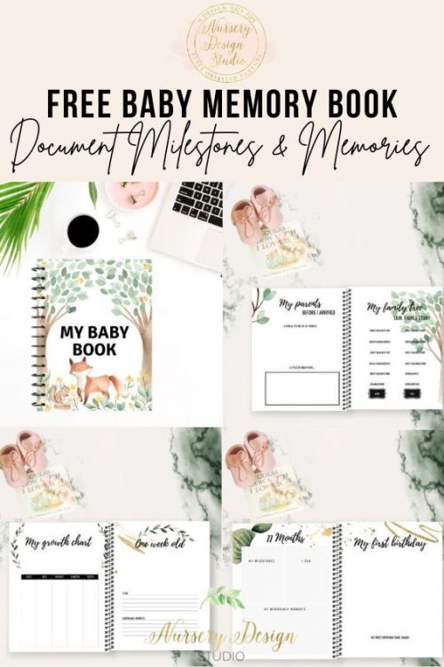 free baby memory book