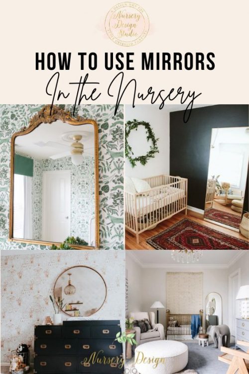 how to use mirrors in the nursery