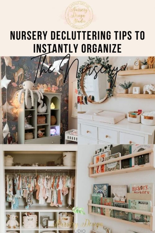 declutter the nursery