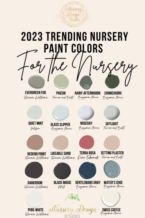 2023 nursery paint trends