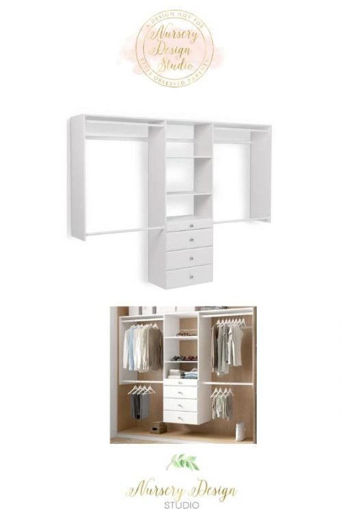 5 BRILLIANT NURSERY CLOSET SYSTEMS YOU CAN INSTALL YOURSELF | Nursery ...