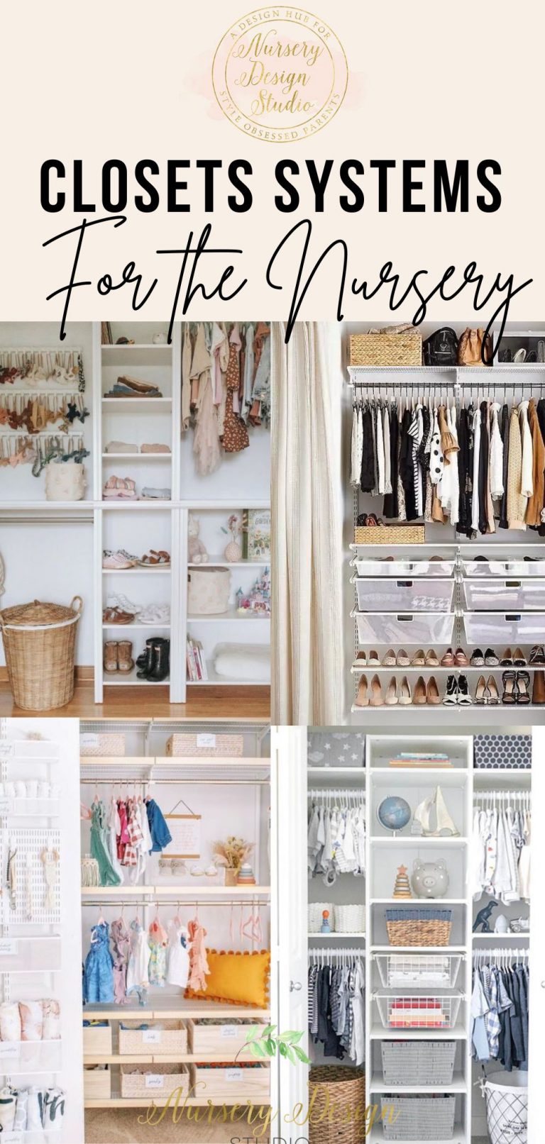 5 BRILLIANT NURSERY CLOSET SYSTEMS YOU CAN INSTALL YOURSELF | Nursery ...
