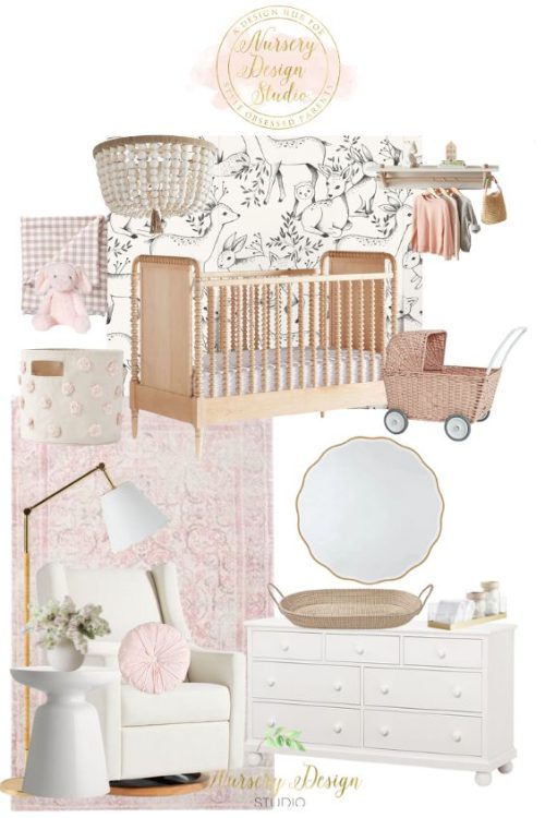 60 PRETTIEST BABY GIRL NURSERY IDEAS TO GET INSPIRED - Nursery Design ...